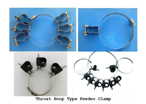 1/4in 50 Ohm Coax Cable Assemblies Prevent Sliding Feeder Clamp