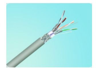 4P CAT LAN Cable Tinned Copper Braid 8.2mm CAT7 SSTP Cable